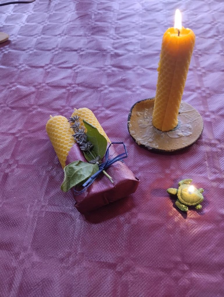 elaboración de velas